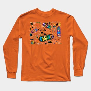 Physics Theme Concept Long Sleeve T-Shirt